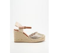 vanessa wu chaussures femme de couleur or