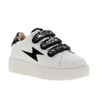 VANESSA WU - Tennis noires avec semelle texturée et trois fermetures à velcro - Taille numeric_34