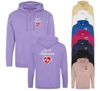 Vanevitch Sweat Shirt personnalisée, Veste zippée à Capuche infirmière, Sage Femme, Docteur, auxiliaire puéricultrice, Travail médical, Taille du S au XXL
