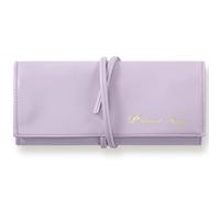 VanFn Porte-pinceaux de maquillage de voyage, sac de rangement portable pour pinceaux de maquillage, sac enroulable idéal pour les pinceaux à sourcils et fard à paupières P.Travel Series, violet