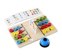 Vangakancint Puzzle Glissant | Duel Amusant à Deux Joueurs Jeu de Société - Puzzle d'Association de Couleurs Interactif,pour, Adultes, Famille, Voyage, Anniversaire, Salon