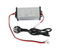 Vangakancint Transformateur de courant pour chauffage soufflant - 110 V 12 V - AC DC - Bloc d'alimentation 25 A - Avec protection de sécurité - Pour camping-car, caravane, camping, maison