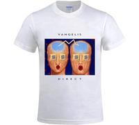 Vangelis Direct Men's Short Sleeve Crew Neck T Shirt White XL