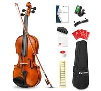 Vangoa 3/4 Violon Acoustique Bois Massif Trois Quarts Violon Débutant Violin Set pour Enfants Débutant Adolescent Étudiants avec Violin Kits