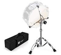 Vangoa Support Pour Caisse Claire Stand,Pied Caisse Pour Claires Léger À Hauteur Réglable De 41 À 60 Cm Avec Double Renfort Et Sac De Transport Pour De 10" À 15"
