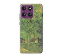 Vangogh A Lane in a Public Garden Etui Coque Housse pour Motorola Edge 60 Pro
