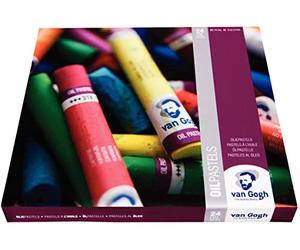 Vangogh Pastels à l'huile bâtonnets ronds, set de 24 pièces