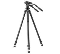 Vanguard Alta Pro 3VL 303AV18 - Trépied vidéo en Aluminium (86-180cm), système de Mise à Niveau avec Inclinaison de -15°/+15°, hémisphère Amovible,