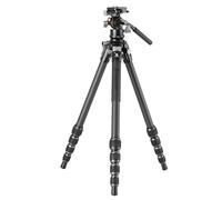 Vanguard Alta Pro 3VLT 235CV12 Trépied vidéo | Avec demi-sphère, compact, rotule vidéo, fibre de carbone, replié : 53,9 cm, déployé : 147,9 cm, charge maximale : 6 kg