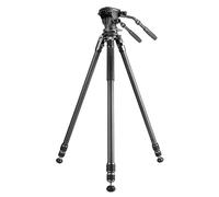 Vanguard Alta Pro 3VRL 303CV20 - Trépied vidéo en Carbone (86-180cm), système de Mise à Niveau avec Inclinaison de -15°/+15°, hémisphère Amovible,