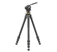 Vanguard Kit trépied VEO5 264AV14 – léger, tête vidéo fluide, adapté pour longue‑vue – Aluminium