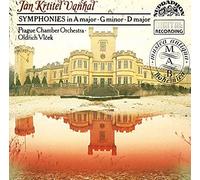 Vanhal: Symphonies In A Major, G Minor, D Major
