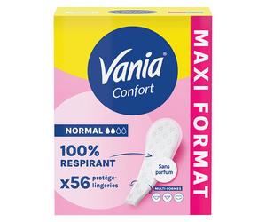 Vania Kotydia Protège-Slips Confort Multiformes Non Pafumé 56 protections