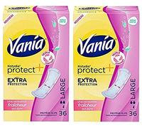 Vania Kotydia Protege-slips Protect + Large Aloe Vera x 36 - Lot de 2