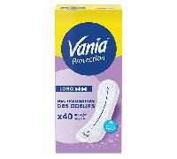 Vania Hotydia Protège-Slips, Protect, Long, Protection Longue Durée, Parfum Fresh, 40 Protège-Slips