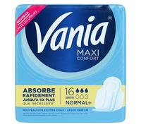 Vania Maxi Confort Serviettes Normal + Serviette hygienique 16 pc(s)