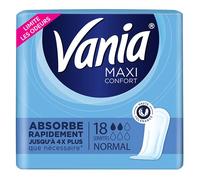 Vania Maxi Confort Serviettes Périodiques Normal 18 Serviettes