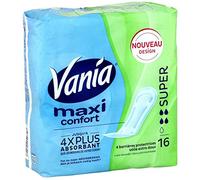 Vania Serviette Maxi Confort Super, 16 serviettes