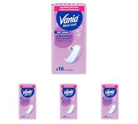 Vania | Serviettes Hygiéniques Maxi Nuit (10 pièces) - Serviettes plus fines à absorption rapide haute tolérance - Protection périodique avec forme anatomique extra longue (Lot de 4)