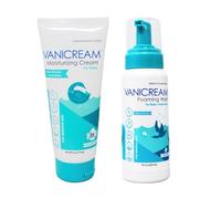Vanicream Ensemble de soins pour bébé, (1) crème hydratante pour bébé de 170,1 g et (1) nettoyant moussant pour bébé de 236,8 g