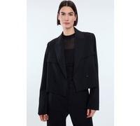 Vanilia Colbert Big Twill Jacket Black Taille: 44 | Vestes courtes Outlet | Femme | Le Noir