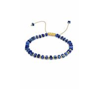 Vanilla and Honey VH 1976 Bracelet en Pierre Naturelle Jaspe Impérial Bleu Ajustable 4 mm - Unisexe, Résistant à l’eau, Hypoallergénique