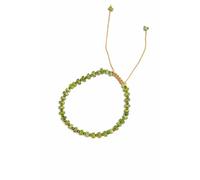 Vanilla and Honey VH 1976 Bracelet en Pierre Naturelle Jaspe Impérial Vert Ajustable 4 mm - Unisexe, Résistant à l’eau, Hypoallergénique