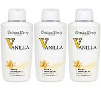 Vanilla Bath & Shower Gel, 3 X 500 Ml