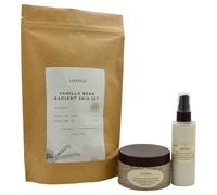 Vanilla Bean Radiant Skin Set by Lavanila for Women - 2 Pc Set 7.5oz Creamy Body Scrub, 3.4oz Creamy Body Oil