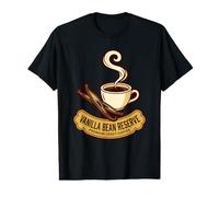 Vanilla Bean Reserve Craft Coffee Connisseur Specialty T-Shirt Graphique avec Valeur