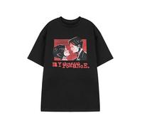 Vanilla Underground Chemical Romance Unisex Noir Graphique Tee | T-Shirt du Groupe Three Cheers for Sweet Revenge | Haut à Manches Courtes pour Hommes et Femmes | Marchandises Musicales Emo Punk Rock