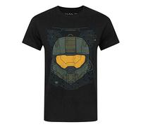 Vanilla Underground Halo 5 Master Chief HUD Helmet Men's T-Shirt