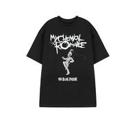 Vanilla Underground My Chemical Romance T-Shirt à Manches Courtes Unisexe Noir | Tee-Shirt Graphique Rose pour Adolescents et Adultes | Logo du Groupe Rock Music Vêtements