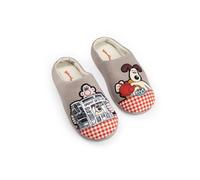Vanilla Underground Pantoufles grises Wallace et Gromit | Chaussures d'intérieur pour adultes à l'effigie de personnages de dessins animés | Produits dérivés Wallace et Gromit