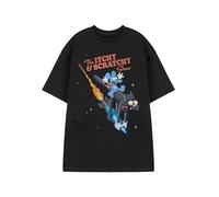 Vanilla Underground The Simpsons T-Shirt Graphique Noir pour Hommes | T-Shirt à Manches Courtes Qui démange et Gratte | Vêtements en Coton à col Rond