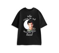 Vanilla Underground Twilight Jacob T-Shirt Noir pour Femme | Où étais-tu Loca ? Tee-Shirt Graphique | Haut décontracté à Manches Courtes