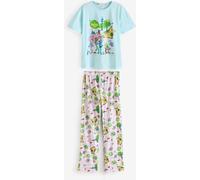 Vanilla Underground Vanilla Underground Blue Disney Bugs Life 100% Cotton Short Sleeve Long Leg Pyjamas Set