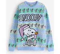 Vanilla Underground Vanilla Underground Blue Peanuts Snoopy Christmas Jumper