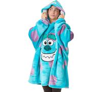 Vanilla Underground Vanilla Underground Blue Unisex Disney Monsters Inc Adults Blanket Hoodie