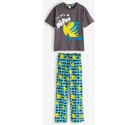 Disney Pyjama Long Noir et Bleu à Manches Courtes pour Femme La Petite Sirène Flounder | Citation « Je ne suis Pas Un Guppy » | Pyjama inspiré du Film | Produits