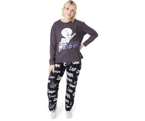 Vanilla Underground Vanilla Underground Grey Womens Casper The Friendly Ghost 100% Cotton Pyjamas