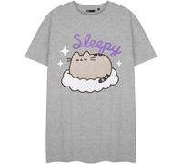 Vanilla Underground Vanilla Underground Grey Womens Pusheen Licensed 100% Cotton T-Shirt Night Dress