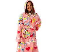 Vanilla Underground Vanilla Underground Pink Sponge Bob Square Pants Hooded Bath Robe Pink L (EU 44-46)