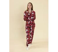 Vanilla Underground Vanilla Underground Red Harry Potter Button Up Long Sleeve Leg Pyjamas Set