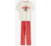 Vanilla Underground Vanilla Underground White Disney High School Musical 100% Cotton Short Sleeve Long Leg Pyjamas Set