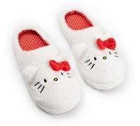 Vanilla Underground Vanilla Underground White Hello Kitty Character Face Slippers