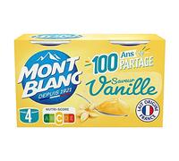 VANILLE 4X125G, MONT BLANC, LOT DE 4