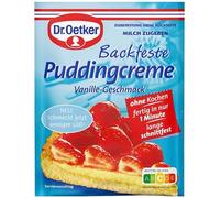 Vanille- - Backfeste Puddingcreme - Crème Pudding à la Vanille - Mélange pour Pudding Délicieux - Idéale pour Desserts Crémeux et Gourmands - Compatible avec Dr.Oetker - 35g
