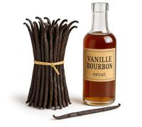 Vanille Bourbon Madagascar 250g - Qualité Extract | Parfait pour Extrait, Rhum Arrangé, Infusion, Arômes Naturels | Gousses Brunes | Direct Producteur | Entreprise Française
