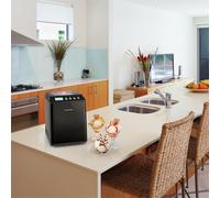 Klarstein Vanilly Sky Family Sorbetière - Glace en 5 à 60 minutes, Récipient isotherme pour jusqu'à 2,5 l, Seulement 250 watts de puissance consommée, Yaourt glacé, Nettoyage facile, Noir